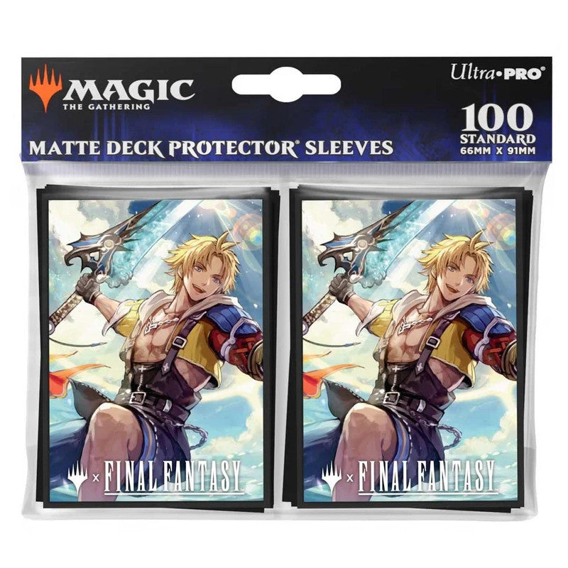 38704 - 100 DECK PROTECTOR SLEEVES - MAGIC: THE GATHERING - COMMANDER MASTER -FINAL FANTASY D