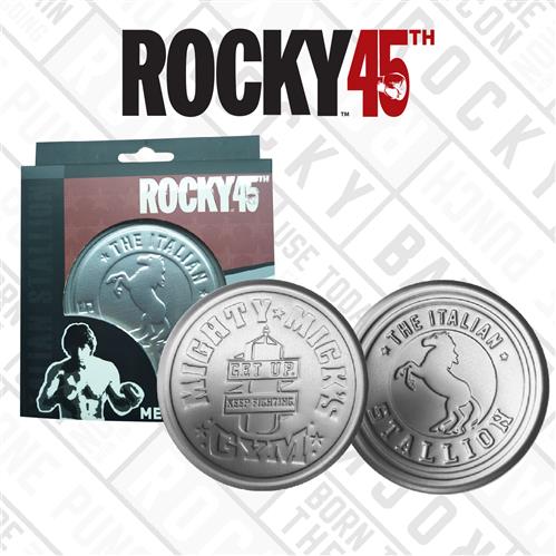 ROCKY-106 - ROCKY: 45TH ANNIVERSARY - METAL COASTER SET - ROCKY THE ITALIAN STALLION
