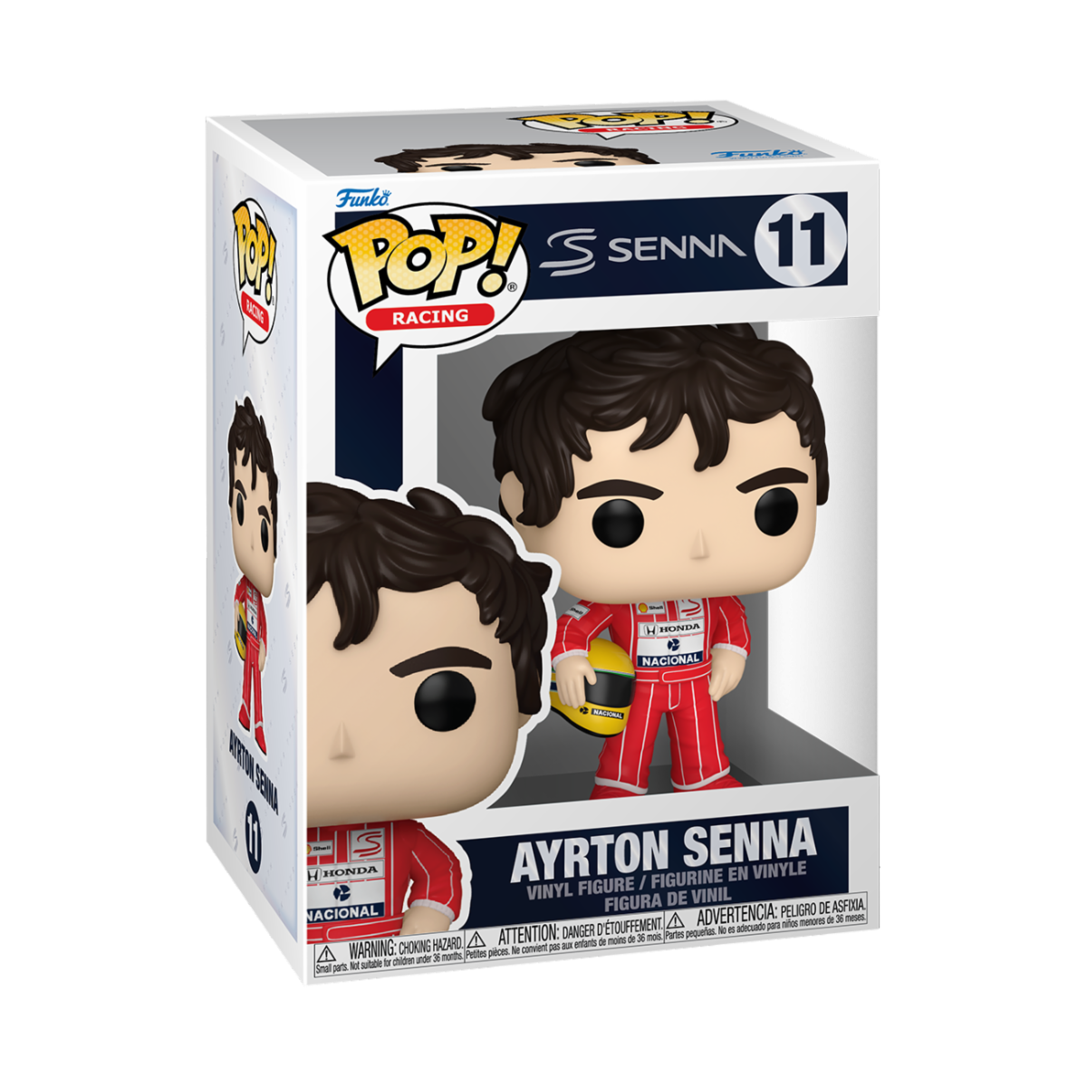 RACING - MCLAREN - POP FUNKO VINYL FIGURE 11 AYRTON SENNA 9CM