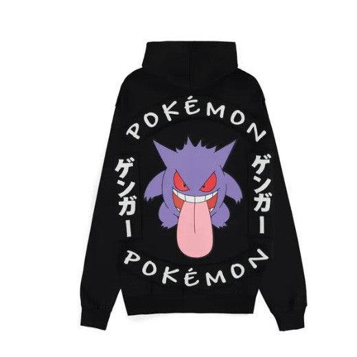 POKEMON - FELPA CON ZIP E CAPPUCCIO - HD185305POK - GENGAR LOCKED UP XL