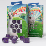 RLLA04 - SET 7 DADI - LLAMA - ZIPPY