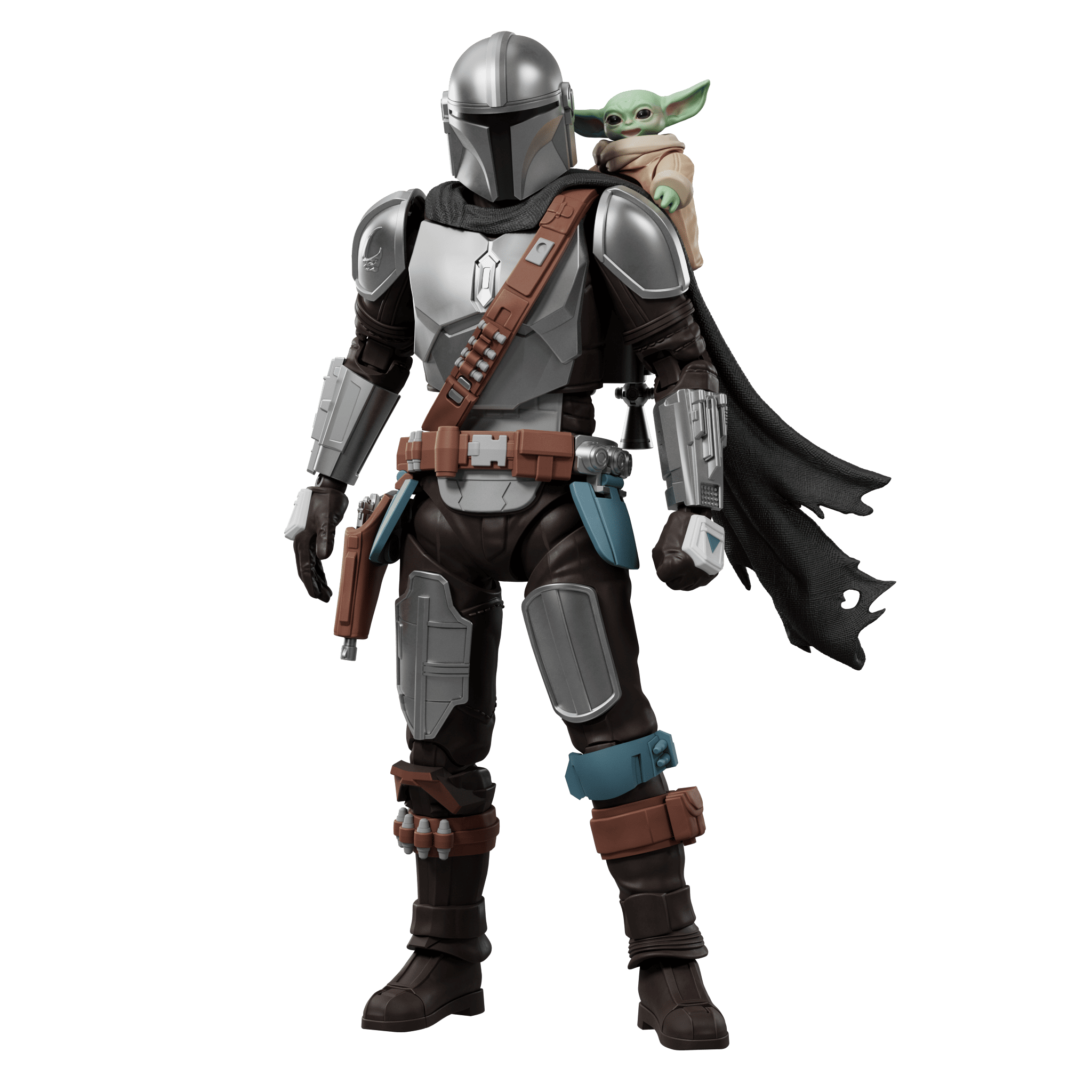 STAR WARS - CHAMPION CLASS 05 - DIN DJARIN AND GROGU - THE MANDALORIAN AND GROGU - MODEL KIT