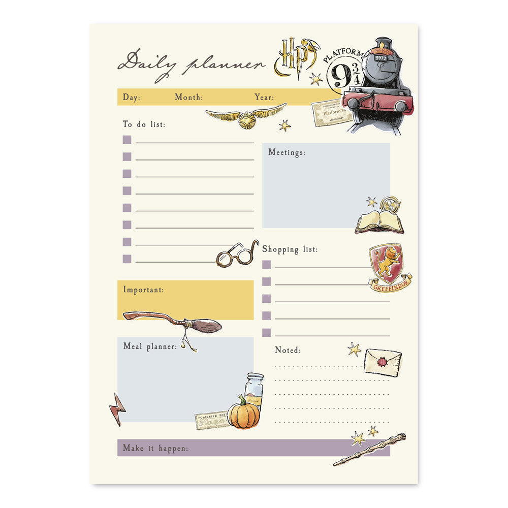 BNE0020 - HARRY POTTER - PLANNER GIORNALIERO A5