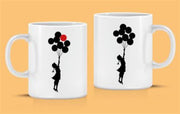 27154 - BANKSY - TAZZA - GIRL WITH BALLOONS