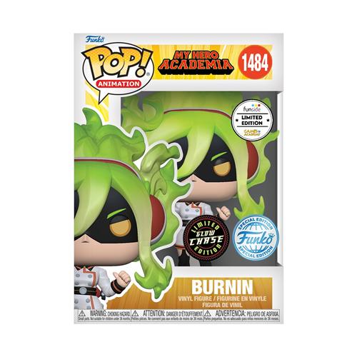 MY HERO ACADEMIA - POP FUNKO VINYL FIGURE 1484 BURNING CHASE 9CM GA EXCL