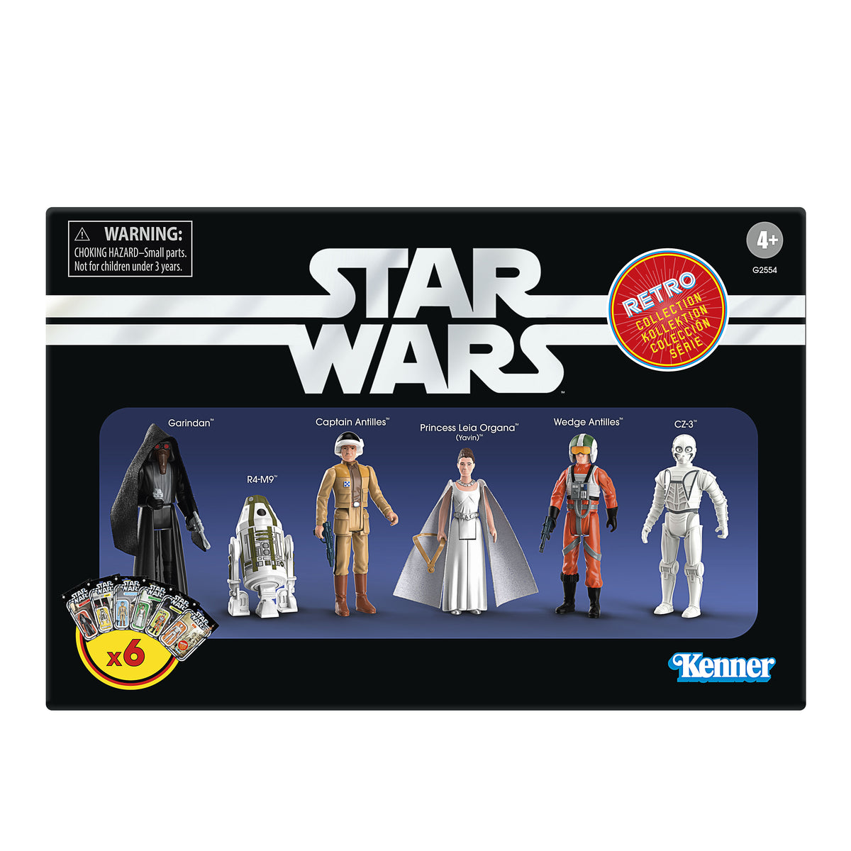 STAR WARS - RETRO COLLECTION - UNA NUOVA SPERANZA - PACK DA 6 ACTION FIGURE 10CM