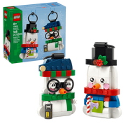 40812 - SEASONS AND OCCASIONS - PUPAZZI DI NEVE ORNAMENTALI