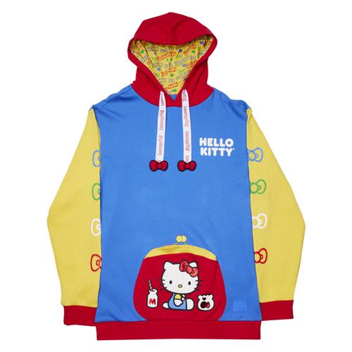 SANRIO - HELO KITTY 50TH ANNIVERSARY - FELPA CON CAPPUCCIO - HELLO KITTY 3XL