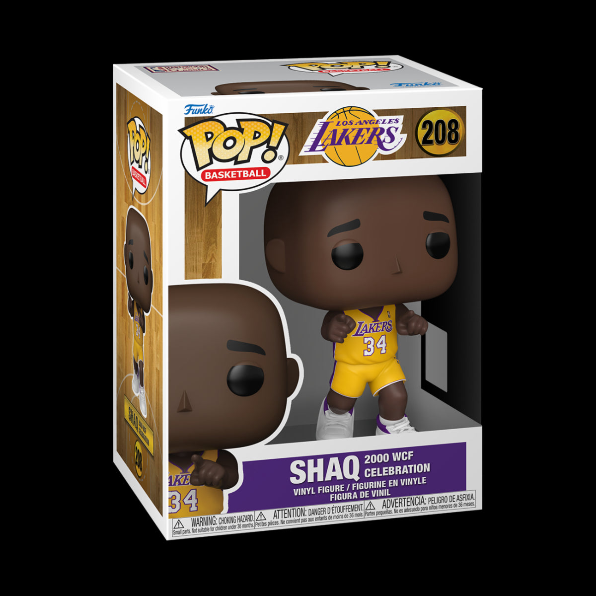 NBA - POP FUNKO VINYL FIGURE 208 SHAQ ('00 WCF CELEBRATION) 9CM
