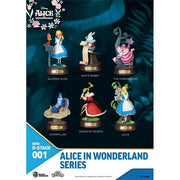 84225 - DISNEY MINI D-STAGE - ALICE IN WONDERLAND - BOX SET - STATUA 10CM