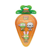 TEENAGE MUTANT NINJA TURTLES - CARROT POCKET POP VINYL FIGURE -3-PACK DONATELLO/MICHELANGELO/SHREDDER