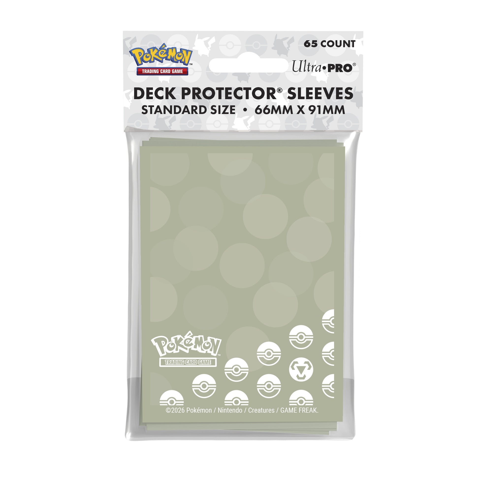 16749 - 65 DECK PROTECTOR SLEEVES - POKEMON - METAL TYPE