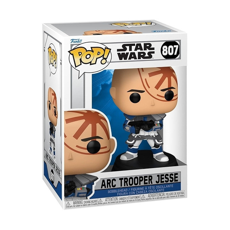 STAR WARS: THE CLONE WARS - POP FUNKO VINYL FIGURE 807 ARC TROOPER JESSE W/CHASE (ASSORTMENT 6PZ) 9CM