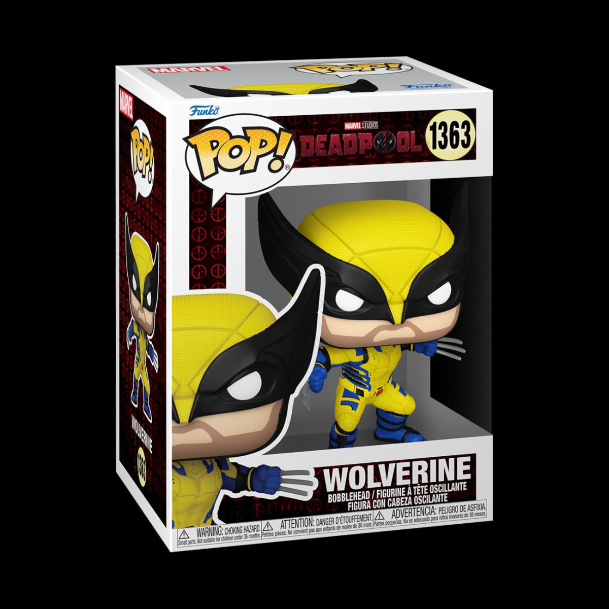 MARVEL: DEADPOOL & WOLVERINE - POP FUNKO VINYL FIGURE 1363 WOLVERINE 9CM