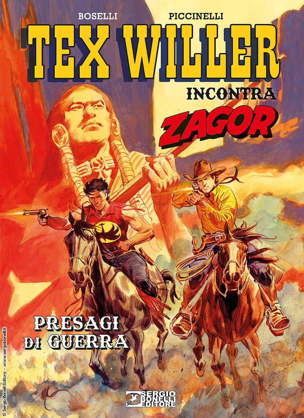 TEX WILLER INCONTRA ZAGOR - PRESAGI DI GUERRA