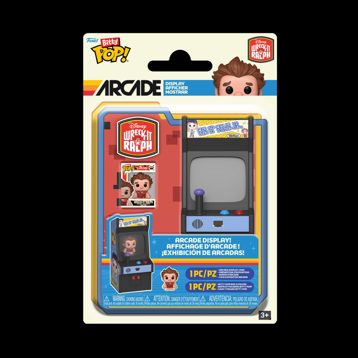 85253 - DISNEY: WRECK IT RALPH - POP FUNKO BITTY ARCADE VINYL FIGURE - WRECK IT RALPH