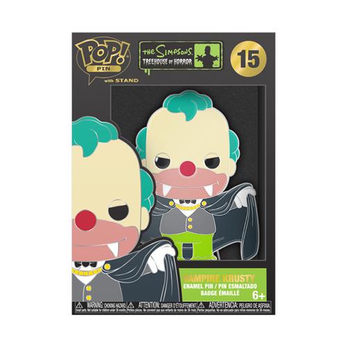 THE SIMPSONS: TREEHOUSE OF HORROR - POP LARGE PIN ENAMEL 15 VAMPIRE KRUSY