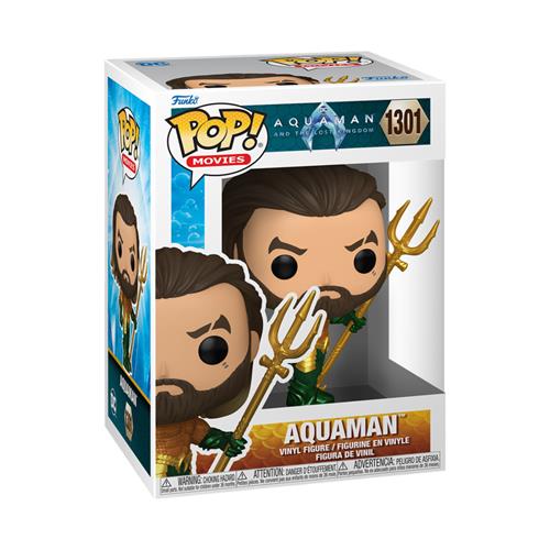DC COMICS: AQUAMAN 2 - POP FUNKO VINYL FIGURE 1301 AQUAMAN HERO SUIT 9CM