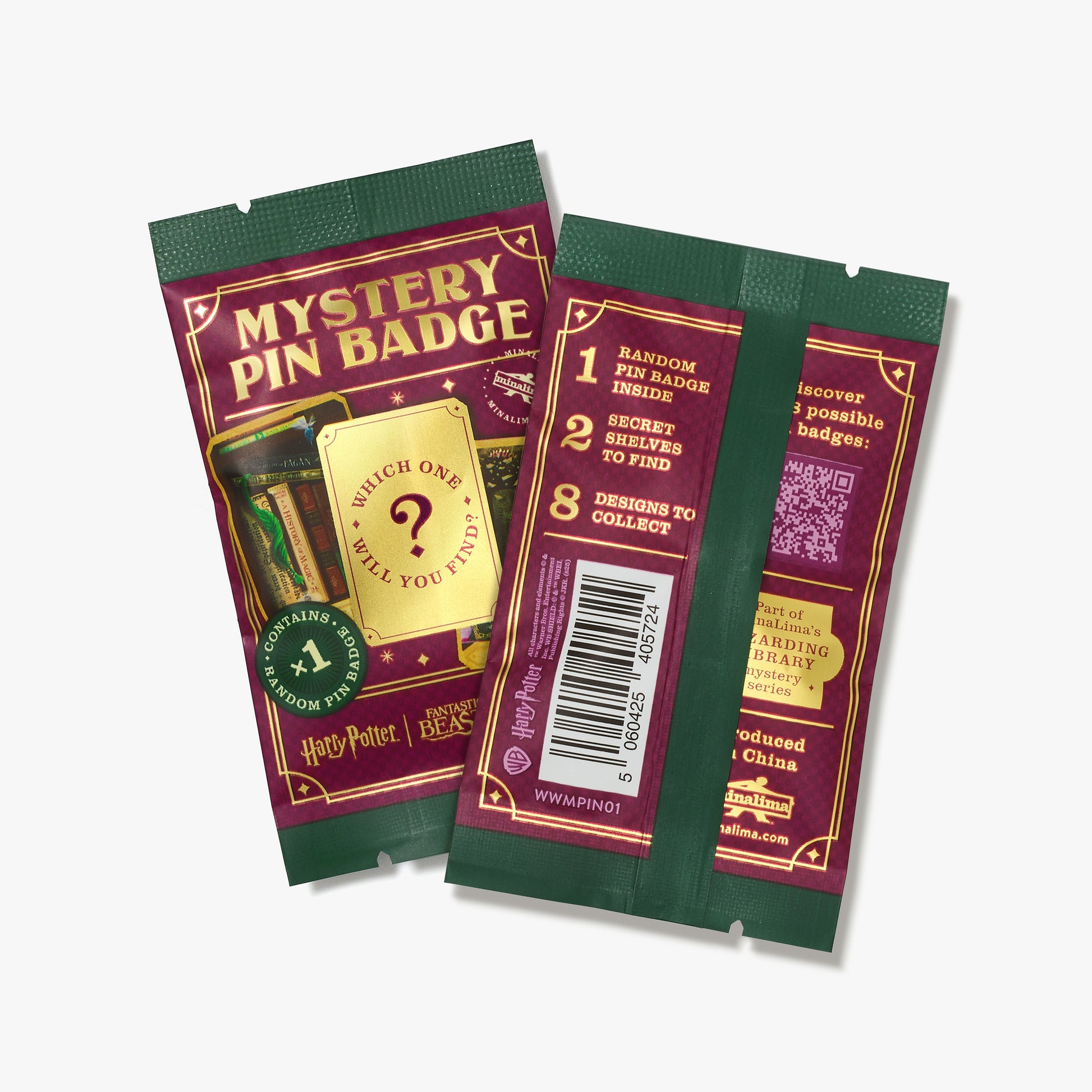 WWMPIN01 - WIZARDING LIBRARY MYSTERY PIN