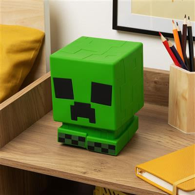 PP14710MCF - MINECRAFT - CREEPER SQUISHYGLO SILICONE LIGHT RECHARGEABLE