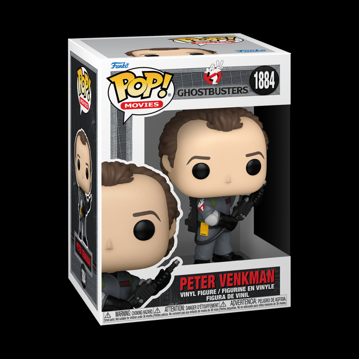 GHOSTBUSTERS - POP FUNKO VINYL FIGURE 1884 DR. PETER VENKMAN 9CM