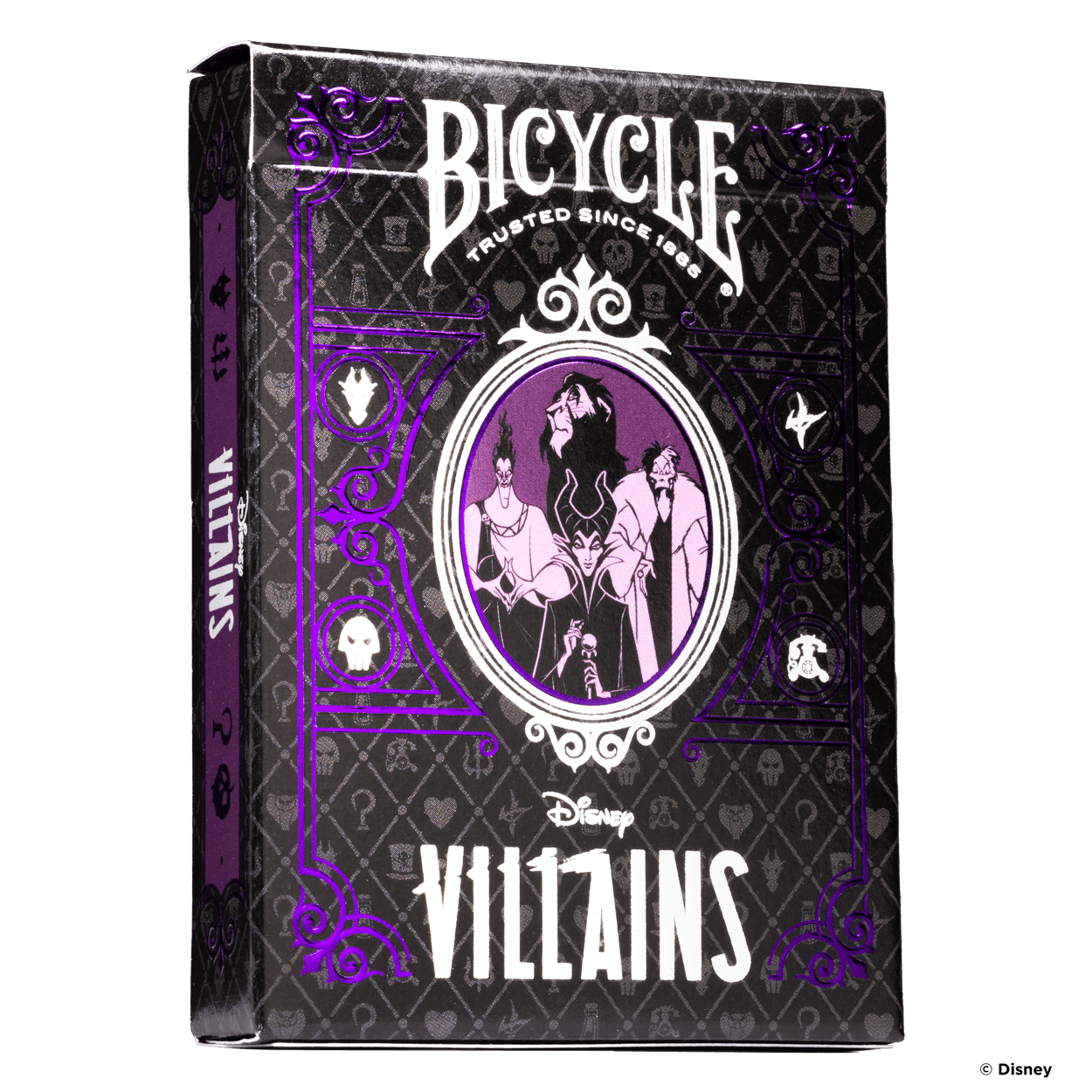 10040306 - BICYCLE GREEN & PURPLE VILLAIN - CARTE DA GIOCO