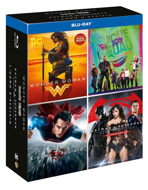 BOXSET DC - 4 MOVIES - BLU-RAY