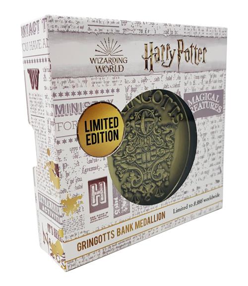THG-HP21 - HARRY POTTER - MEDALLION - GRINGOTTS BANK