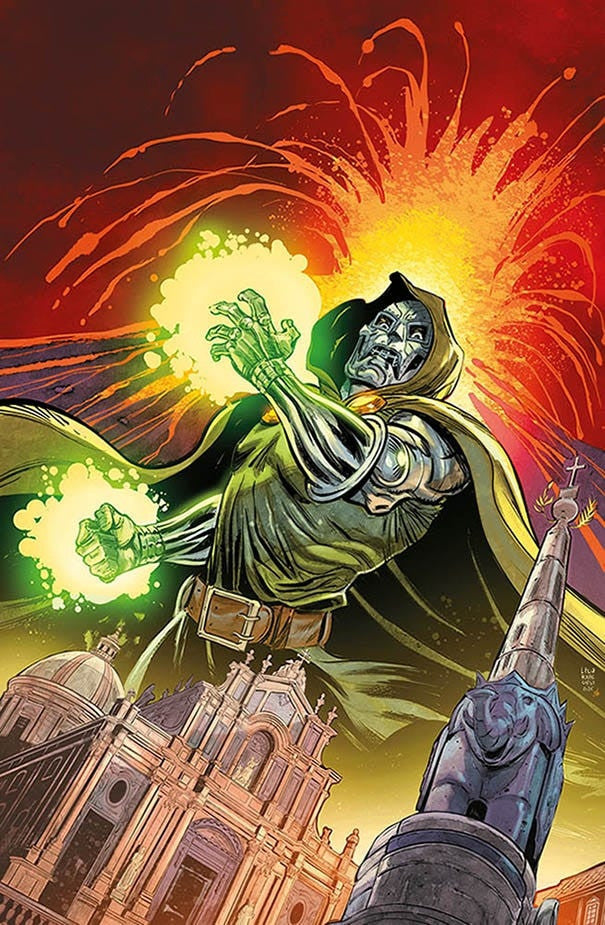 MARVEL MINISERIE 295 - UN MONDO SOTTO DESTINO VOL.9 - DOOMINATION VARIANT CATANIA DI LELIO BONACCORSO