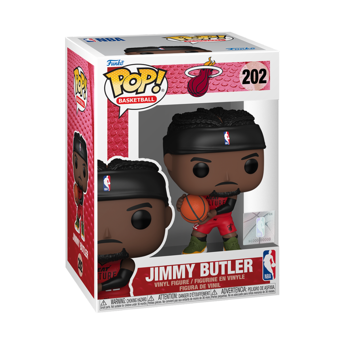 NBA - POP FUNKO VINYL FIGURE 202 JIMMY BUTLER (HEAT) (CE 24) 9CM