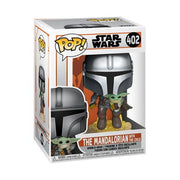 STAR WARS - THE MANDALORIAN - POP FUNKO VINYL FIGURE 402 MANDO FLYING W/ JET PACK 9CM