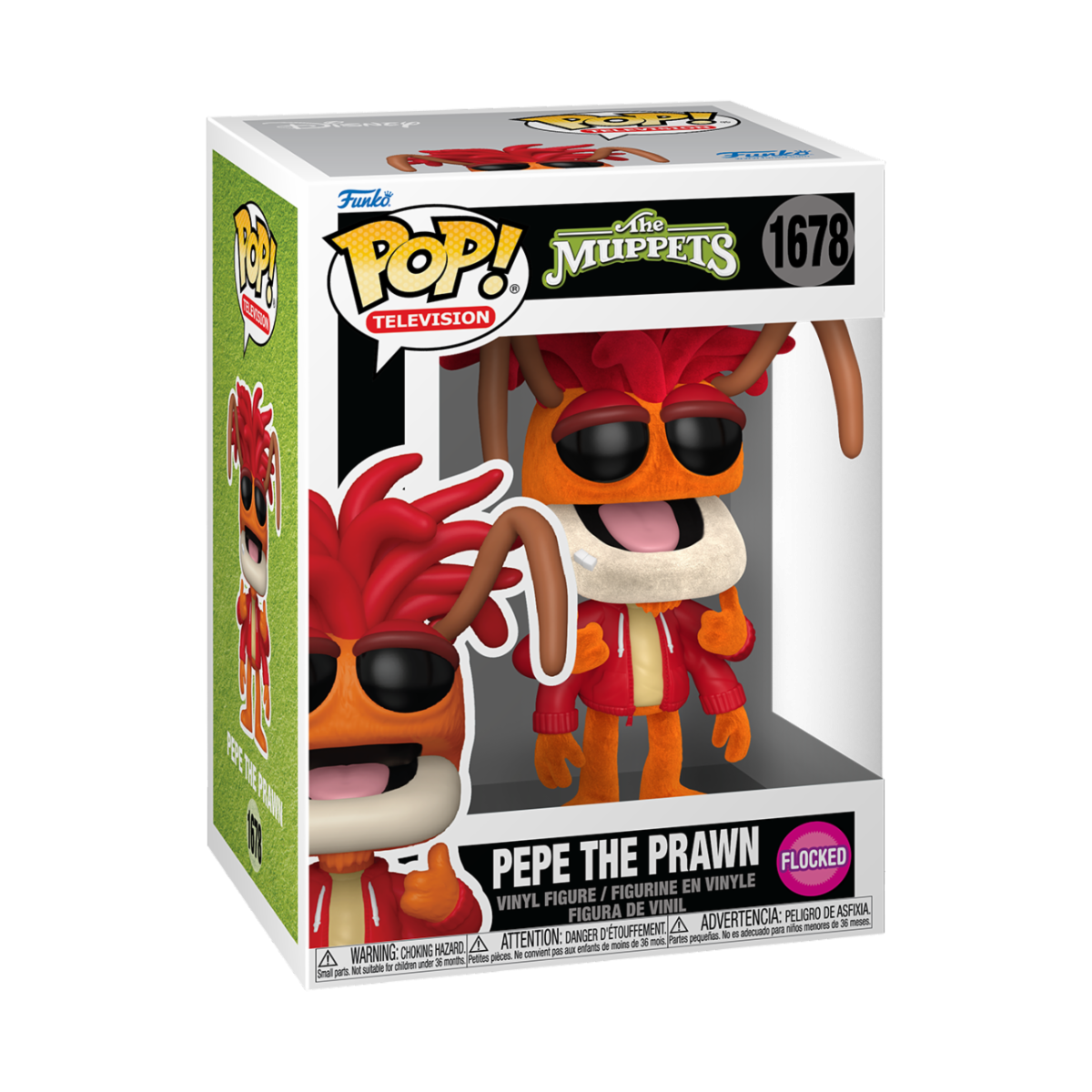 MUPPETS - POP FUNKO VINYL FIGURE 1678 PEPE THE PRAWN (FL) 9CM