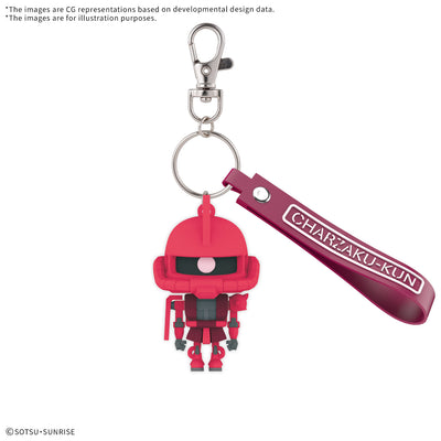 MK68382 - GUNPLA - CHARZAKU-KUN 3D RUBBER MASCOT KEYCHAIN - MODEL KIT 1/1