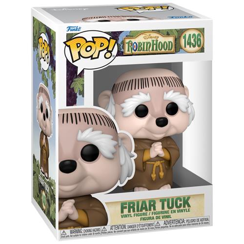 DISNEY: ROBIN HOOD - POP FUNKO VINYL FIGURE 1436 FRIAR TUCK 9CM