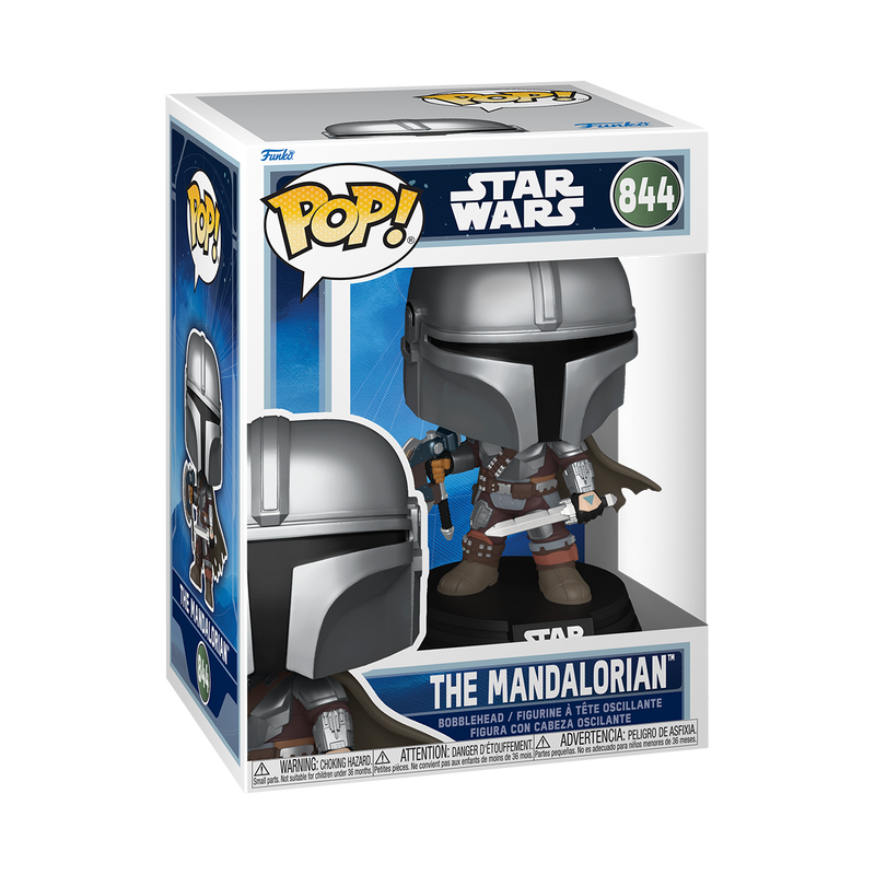 STAR WARS: MANDALORIAN & GROGU (2026) S2 - POP FUNKO VINYL FIGURE 844 THE MANDALORIAN 9CM