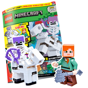 LEGO MINECRAFT PLUS N.10 - SET LEGO: CAVALIERE SCHELETRO + ALEX