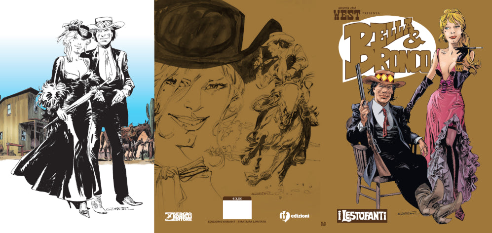 STORIA DEL WEST PRESENTA: BELLA E BRONCO VOL.1 - I LESTOFANTI - VARIANT ORO