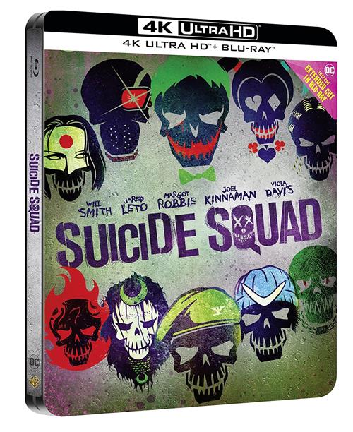 SUICIDE SQUAD STEELBOOK (4K Ultra HD + Blu-Ray)
