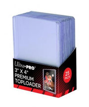 81145 - 25 TOPLOADER STANDARD - SUPER CLEAR PREMIUM
