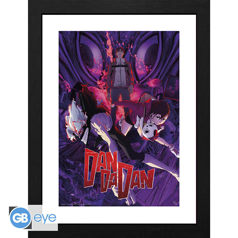 GBYDCOA024 - DANDADAN - FRAMED PRINT - KEY ART CLAIMED SOUL (30X40)
