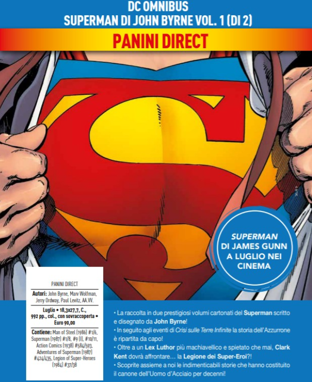 SUPERMAN DI JOHN BYRNE VOL.1 - DC OMNIBUS