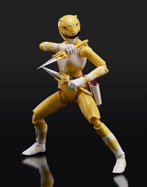 87775 - POWER RANGERS - YELLOW RANGER - MODEL KIT 13CM