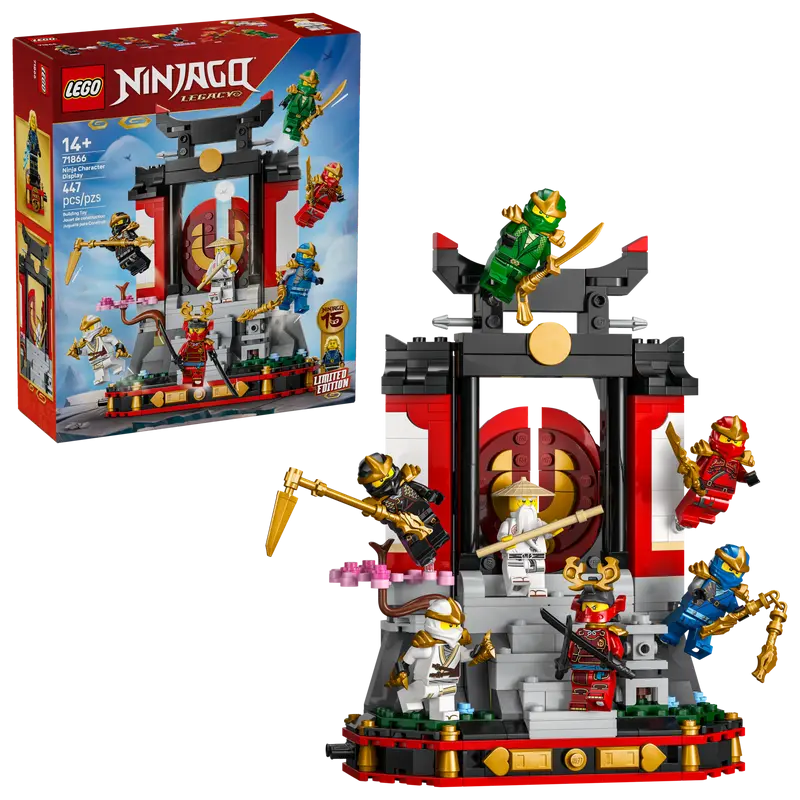 71866 - NINJAGO - DISPLAY PERSONAGGI NINJA - 15 ANNIVERSARIO