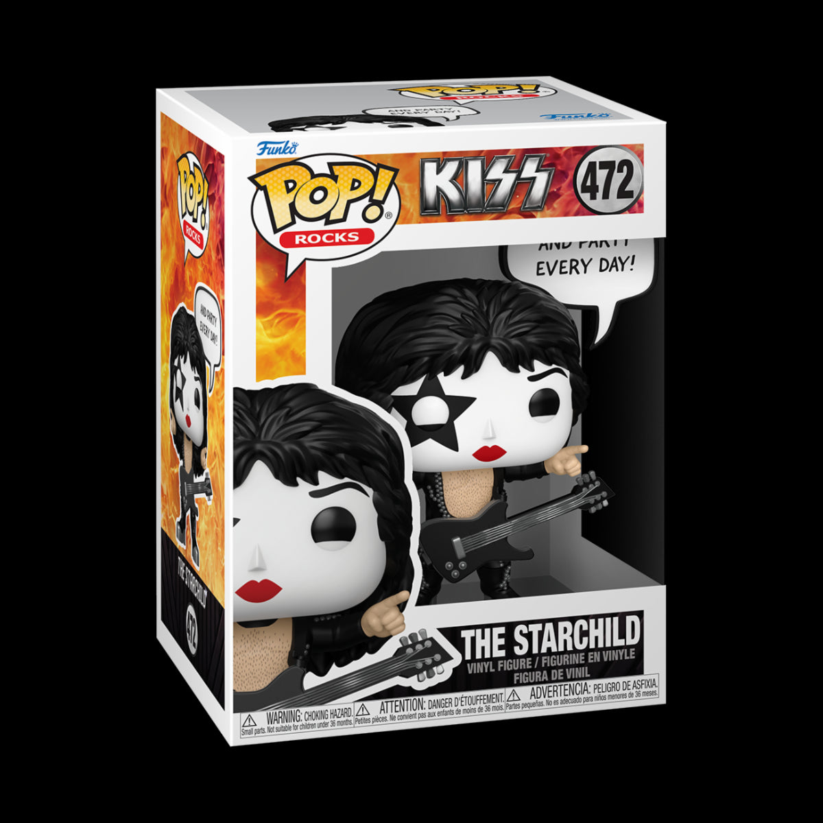 MUSIC: KISS - POP FUNKO VINYL FIGURE 472 THE STARCHILD 9CM