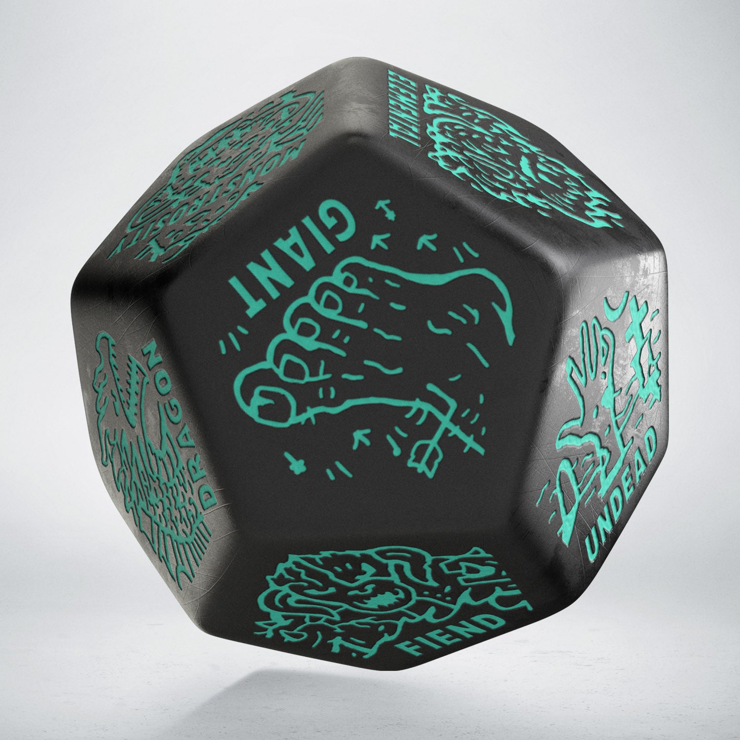 12VMRG02 - MONSTER GENERATOR DIE: BLACK&TURQUISE