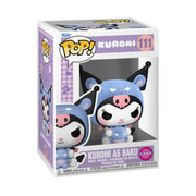 HELLO KITTY S8 - POP FUNKO VINYL FIGURE 111 KUROMI AS BAKU 9CM