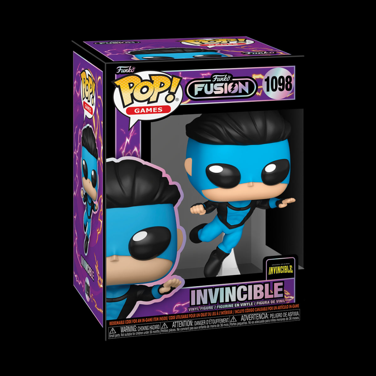 FUNKO FUSION: INVINCIBLE - POP FUNKO VINYL FIGURE 1098 INVINCIBLE W/CHASE (ASSORTMENT 6PZ) 9CM