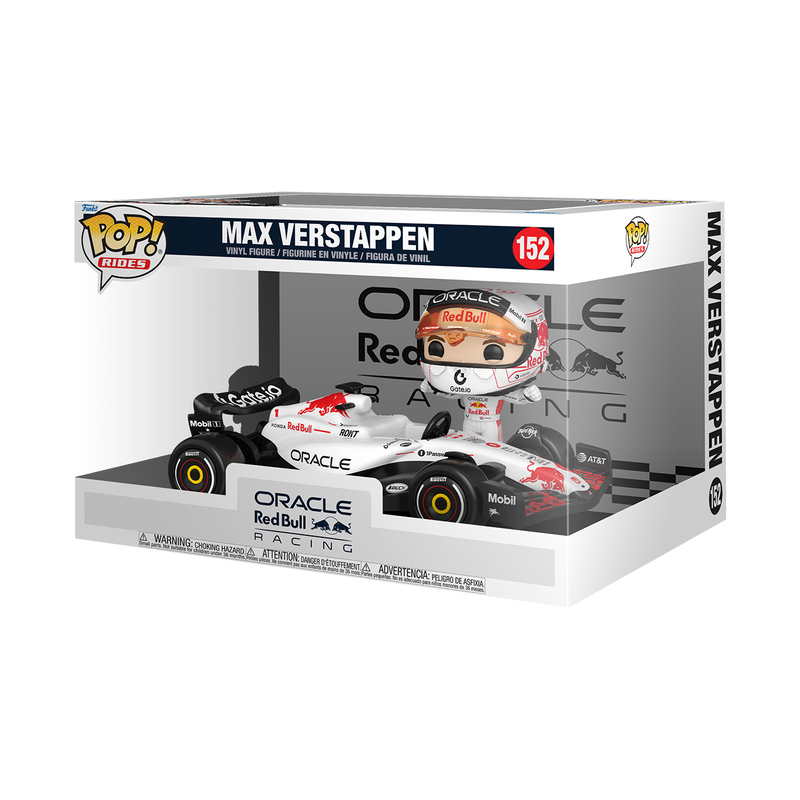 RED BULL 2026 - POP FUNKO RIDE SUPER DELUXE VINYL FIGURE 152 MAX VERSTAPPEN (WHITE)