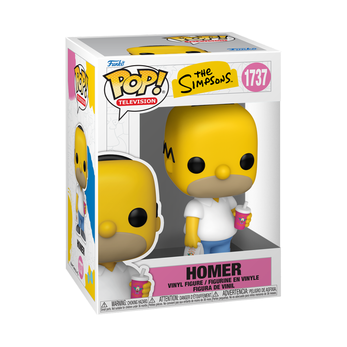 THE SIMPSONS - POP FUNKO VINYL FIGURE 1737 HOMER S11 9CM