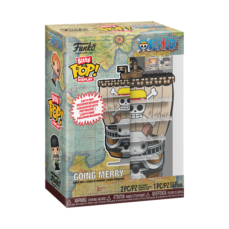 ONE PIECE - POP FUNKO BITTY DISPLAY - GOING MERRY